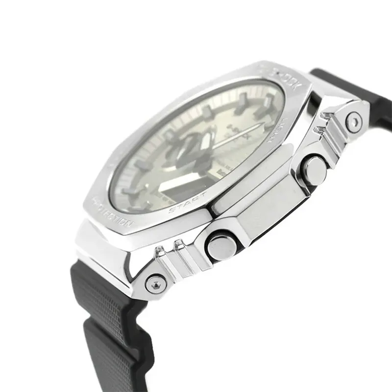 Casio G-Shock Tough Solar Bluetooth White Dial Men's Watch- GBM-2100A-8B